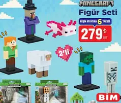 MİNECRAFT FİGÜR SETİ 2'Lİ fiyat ve kampanya bilgisi